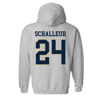 Notre Dame - NCAA Women's Lacrosse : Bailey Schalleur - Classic Fashion Shersey Hooded Sweatshirt-1