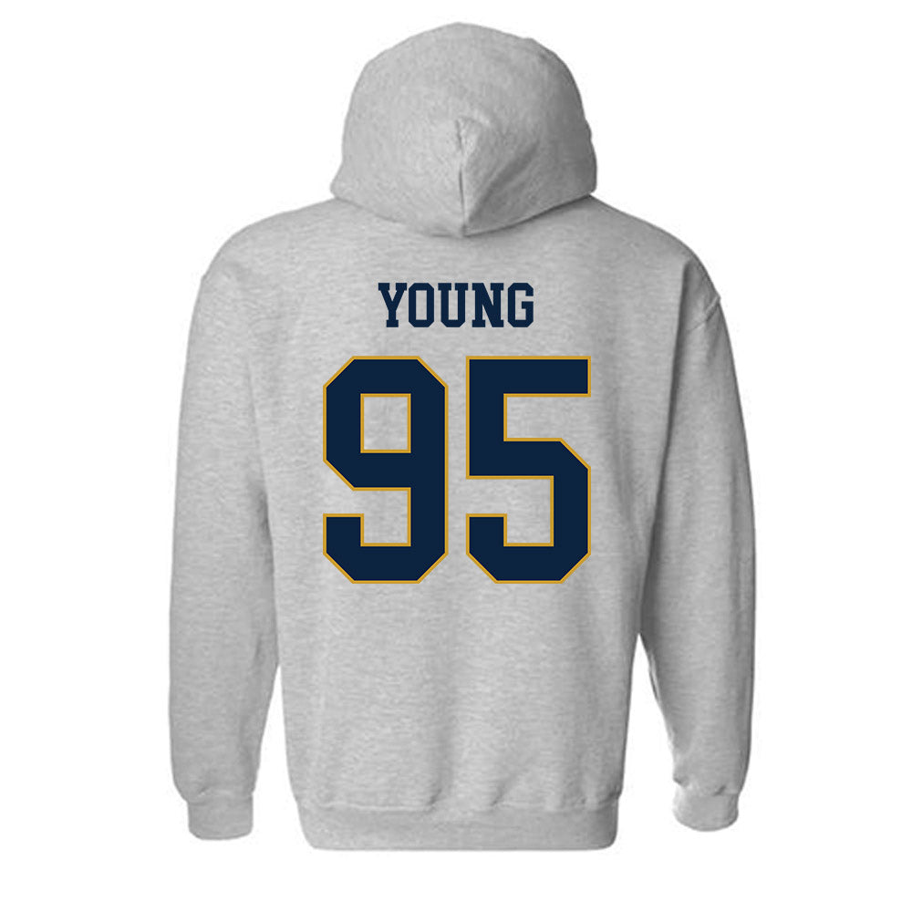 Notre Dame - NCAA Football : Bryce Young - Classic Fashion Shersey Hooded Sweatshirt-1
