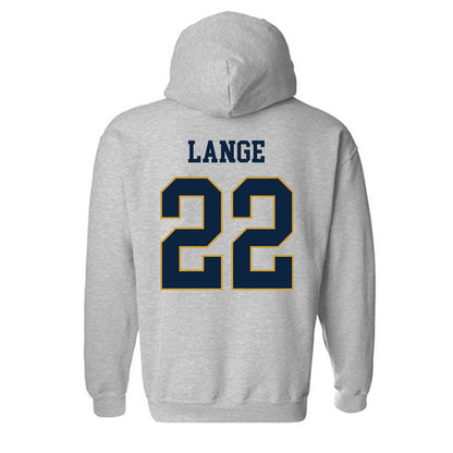 Notre Dame - NCAA Women's Volleyball : Ava Lange - Classic Fashion Shersey Hooded Sweatshirt-1