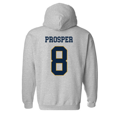 Notre Dame - NCAA Women's Basketball : Cassandre Prosper - Classic Fashion Shersey Hooded Sweatshirt-1