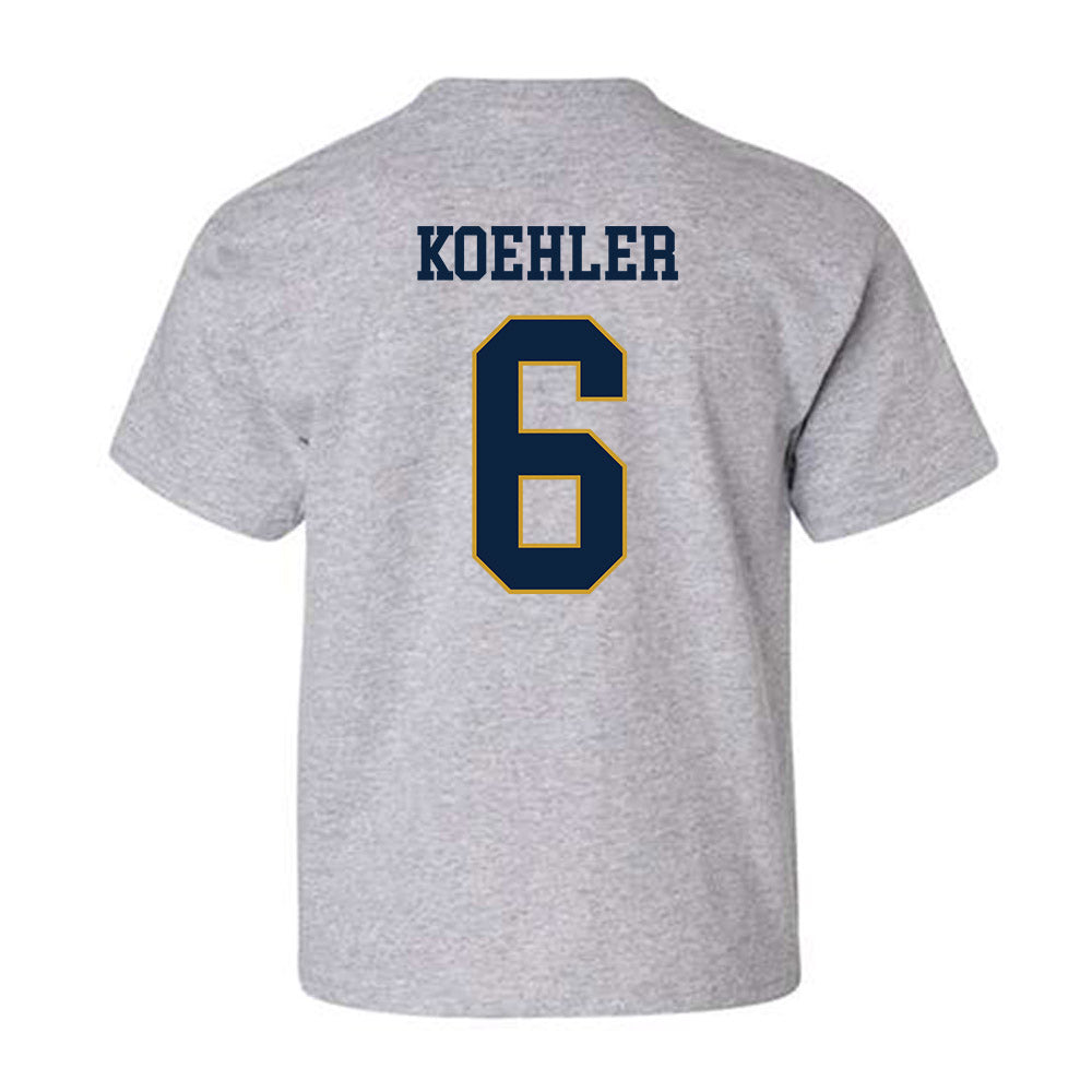 Notre Dame - NCAA Men's Basketball : Brady Koehler - Classic Fashion Shersey Youth T-Shirt-1
