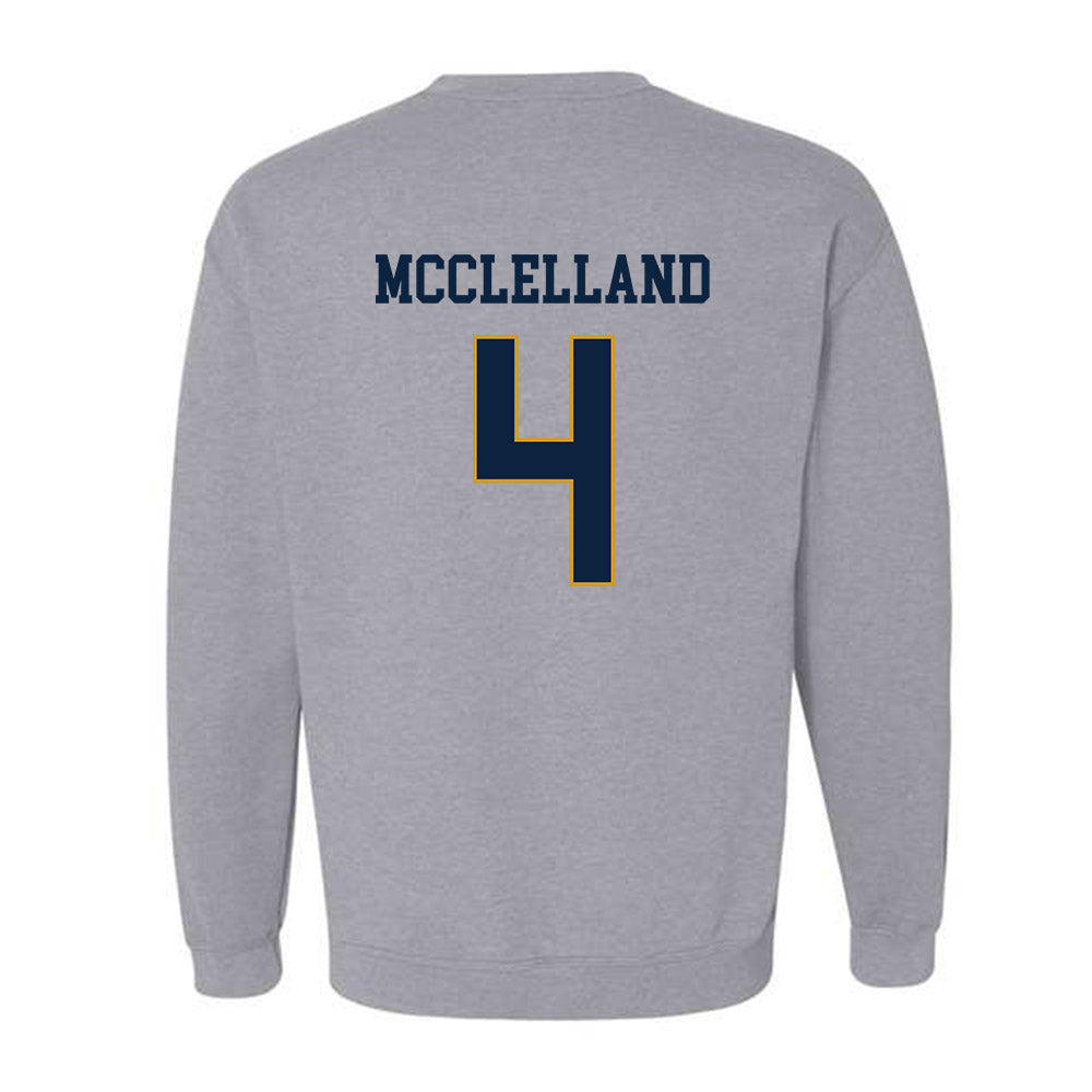 Notre Dame - NCAA Women's Lacrosse : Ellie McClelland - Classic Fashion Shersey Crewneck Sweatshirt-1