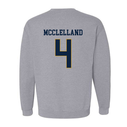 Notre Dame - NCAA Women's Lacrosse : Ellie McClelland - Classic Fashion Shersey Crewneck Sweatshirt-1