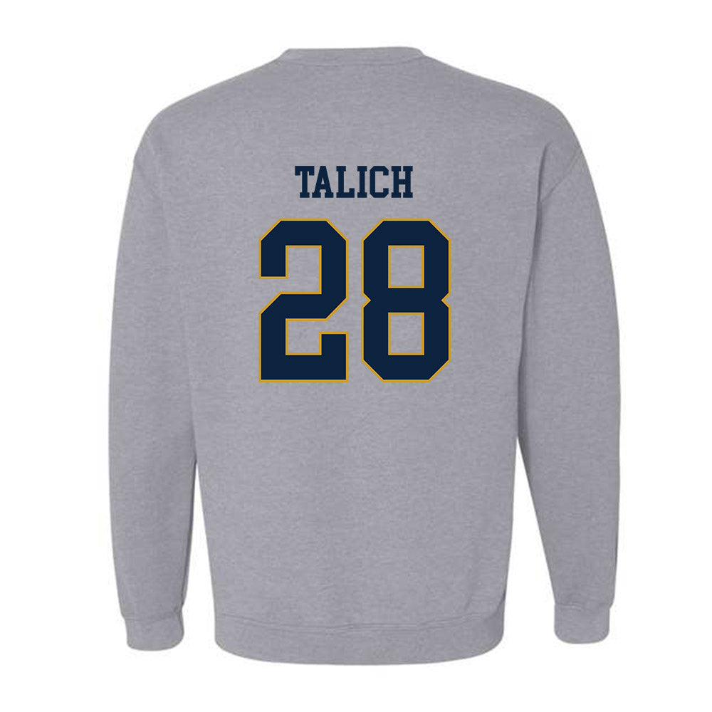 Notre Dame - NCAA Football : Luke Talich - Classic Fashion Shersey Crewneck Sweatshirt-1