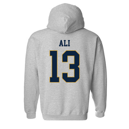 Notre Dame - NCAA Men's Ice Hockey : Brennan Ali - Classic Fashion Shersey Hooded Sweatshirt-1