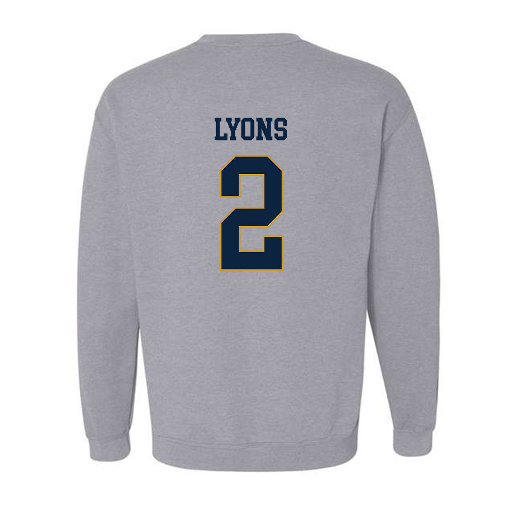 Notre Dame - NCAA Women's Lacrosse : Abigail Lyons - Classic Fashion Shersey Crewneck Sweatshirt-1