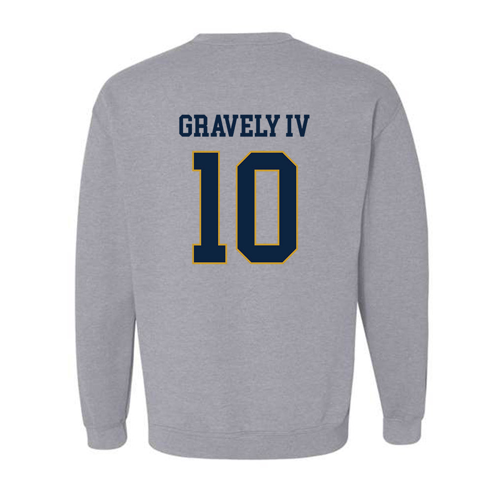 Notre Dame - NCAA Baseball : Warren Gravely IV - Classic Fashion Shersey Crewneck Sweatshirt-1