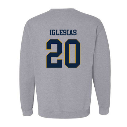 Notre Dame - NCAA Men's Lacrosse : Miguel Iglesias - Classic Fashion Shersey Crewneck Sweatshirt-1