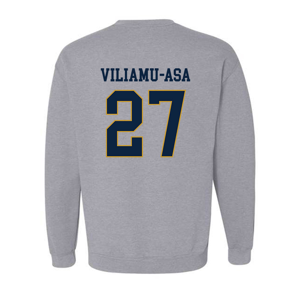 Notre Dame - NCAA Football : Kyngstonn Viliamu-Asa - Classic Fashion Shersey Crewneck Sweatshirt-1