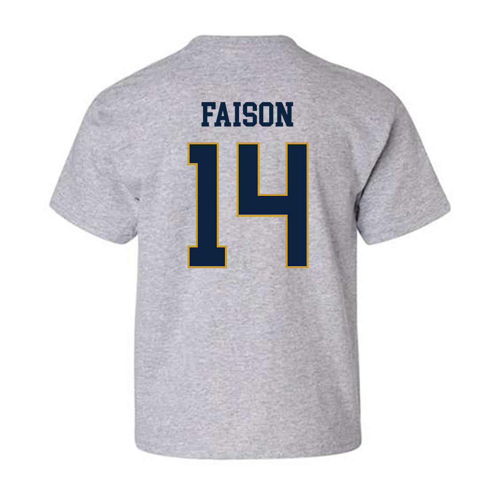 Notre Dame - NCAA Men's Lacrosse : Jordan Faison - Classic Fashion Shersey Youth T-Shirt-1