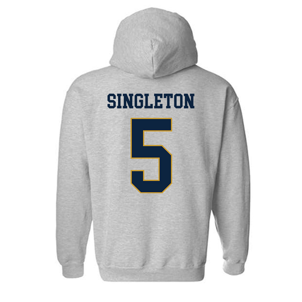 Notre Dame - NCAA Baseball : Dylan Singleton - Classic Fashion Shersey Hooded Sweatshirt-1