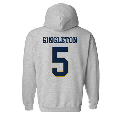 Notre Dame - NCAA Baseball : Dylan Singleton - Classic Fashion Shersey Hooded Sweatshirt-1