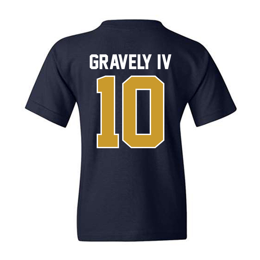 Notre Dame - NCAA Baseball : Warren Gravely IV - Sports Shersey Youth T-Shirt-1