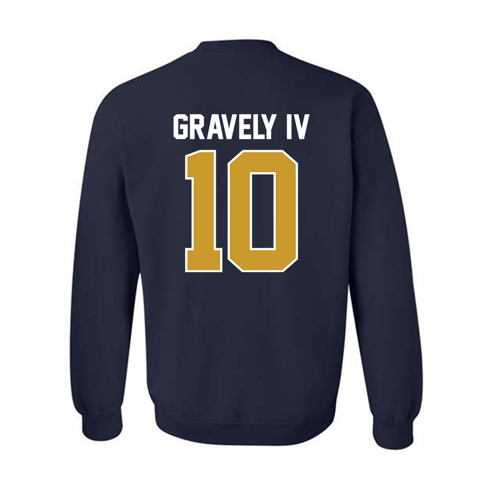 Notre Dame - NCAA Baseball : Warren Gravely IV - Sports Shersey Crewneck Sweatshirt-1