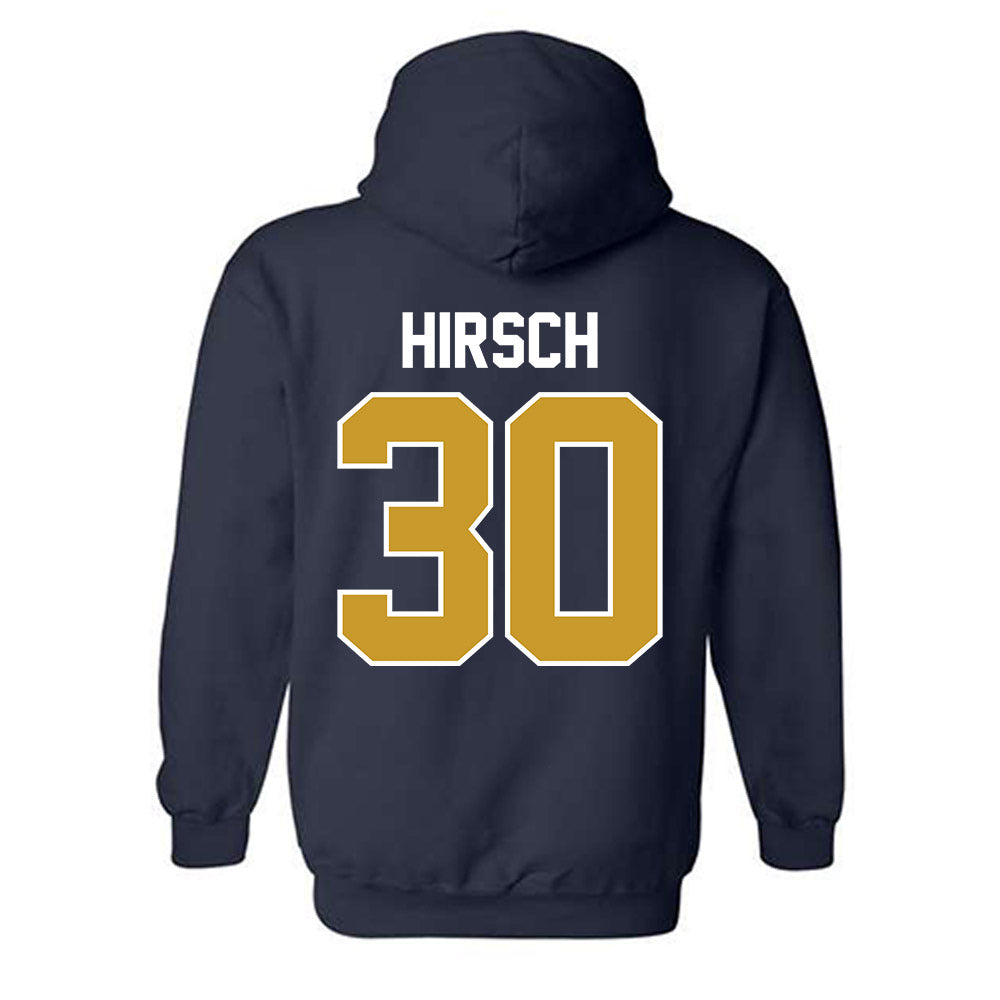 Notre Dame - NCAA Baseball : Xavier Hirsch - Sports Shersey Hooded Sweatshirt-1
