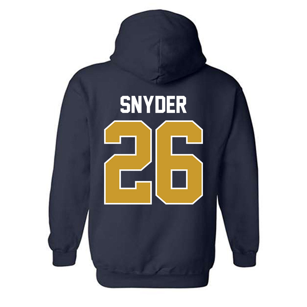 Notre Dame - NCAA Baseball : Garrett Snyder - Sports Shersey Hooded Sweatshirt-1