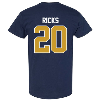 Notre Dame - NCAA Baseball : Caleb Ricks - Sports Shersey T-Shirt-1