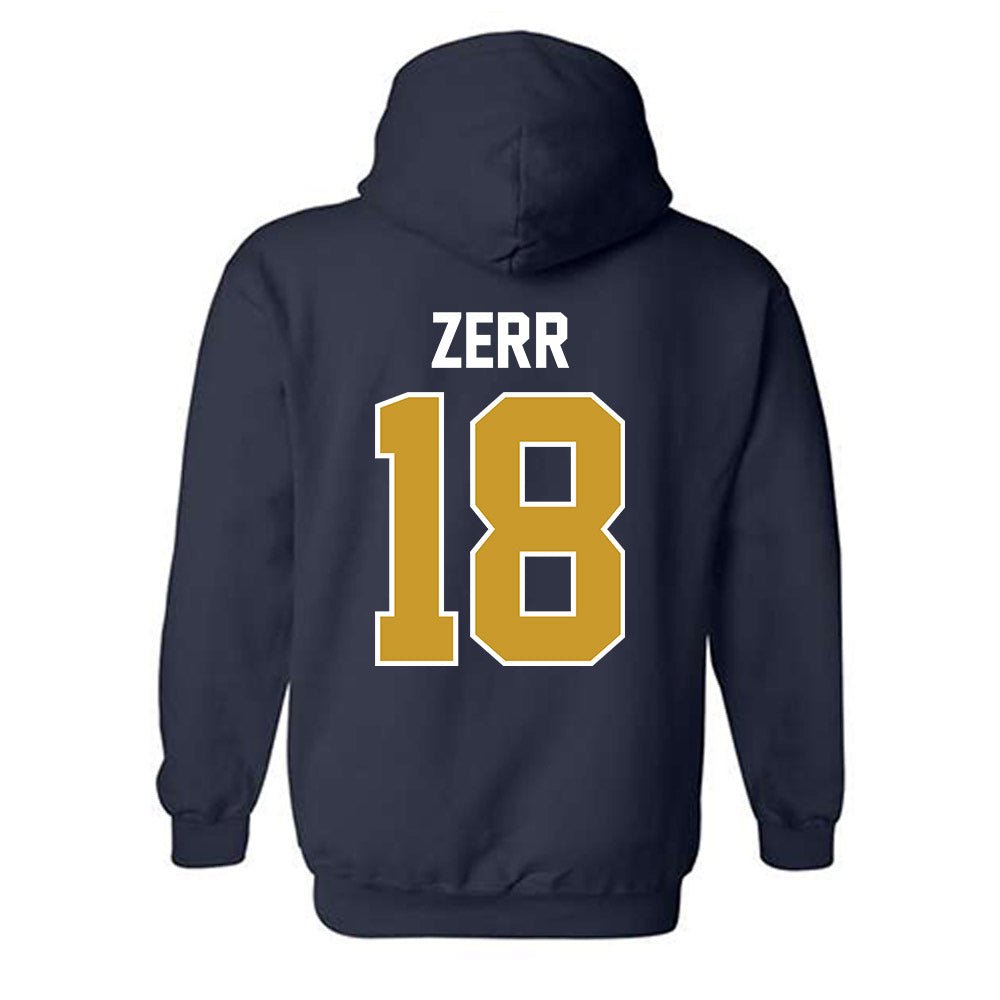 Notre Dame - NCAA Baseball : Aiden Zerr - Sports Shersey Hooded Sweatshirt-1