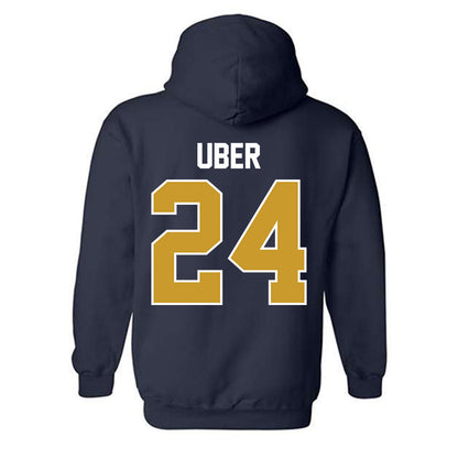 Notre Dame - NCAA Baseball : Ty Uber - Sports Shersey Hooded Sweatshirt-1