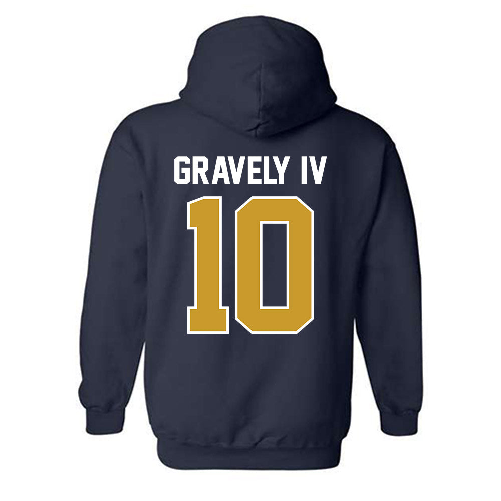 Notre Dame - NCAA Baseball : Warren Gravely IV - Sports Shersey Hooded Sweatshirt-1
