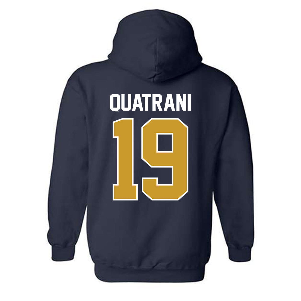 Notre Dame - NCAA Baseball : Mark Quatrani - Sports Shersey Hooded Sweatshirt-1