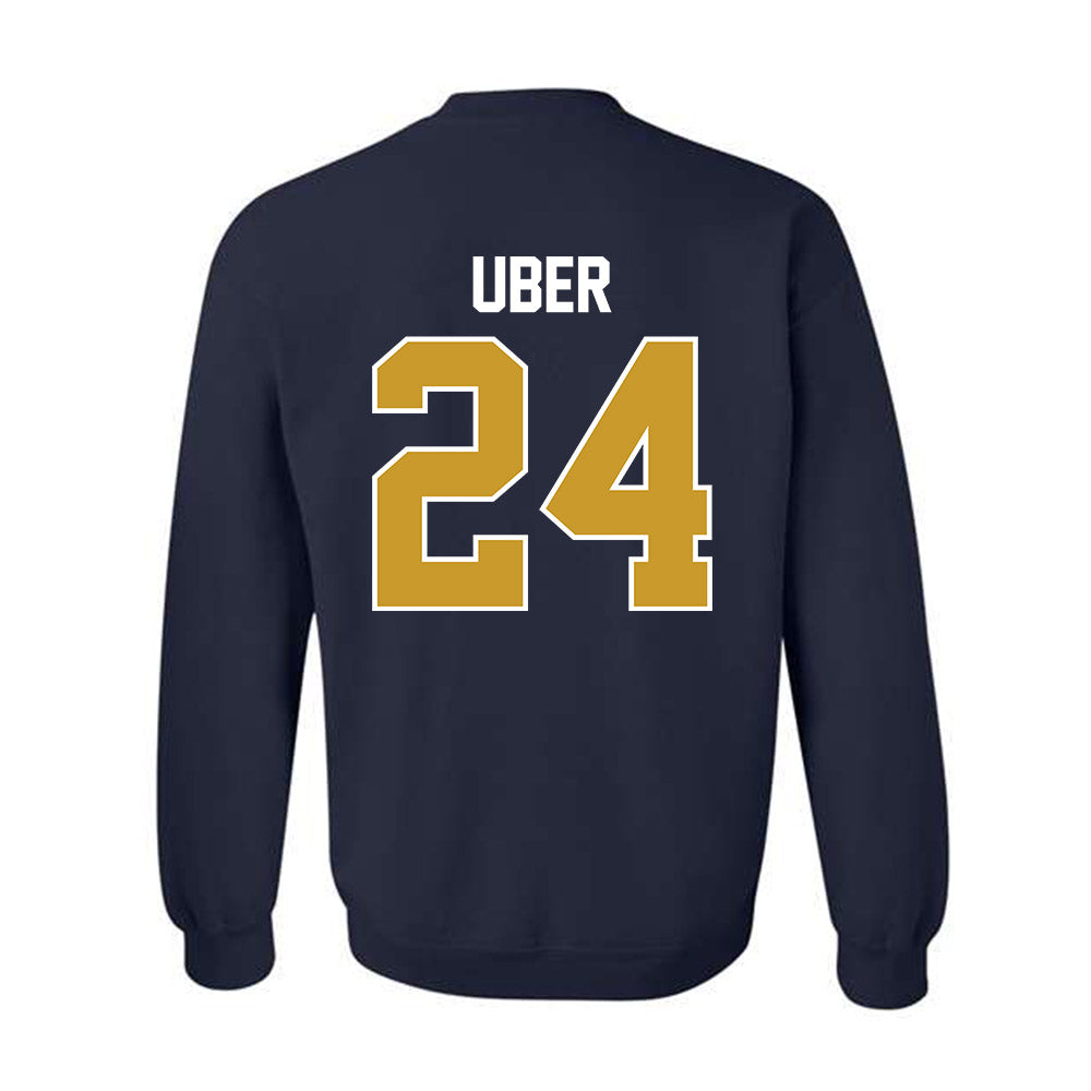 Notre Dame - NCAA Baseball : Ty Uber - Sports Shersey Crewneck Sweatshirt-1