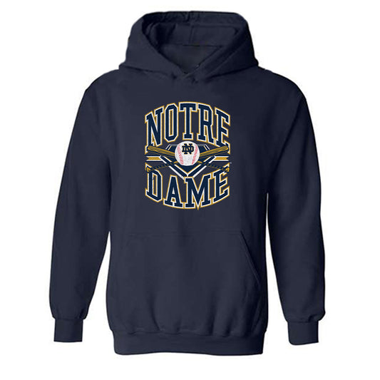 Notre Dame - NCAA Baseball : Connor Elenteny - Sports Shersey Hooded Sweatshirt-0