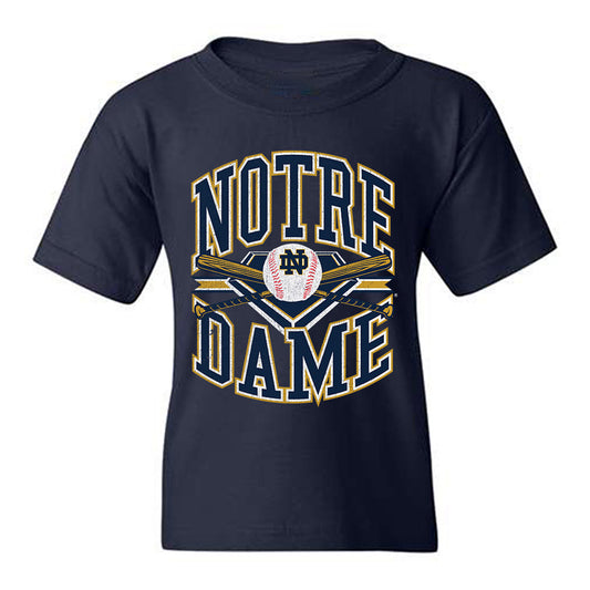 Notre Dame - NCAA Baseball : Connor Elenteny - Sports Shersey Youth T-Shirt-0