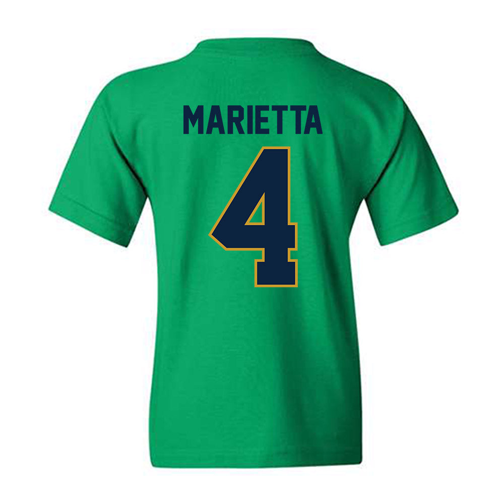 Notre Dame - NCAA Softball : Ashley Marietta - Sports Shersey Youth T-Shirt-1