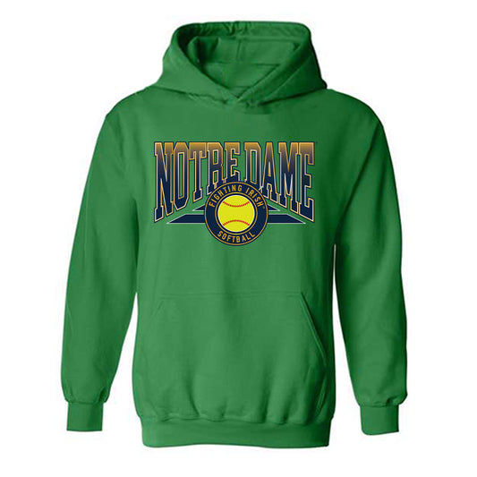 Notre Dame - NCAA Softball : Ava Zachary - Sports Shersey Hooded Sweatshirt-0