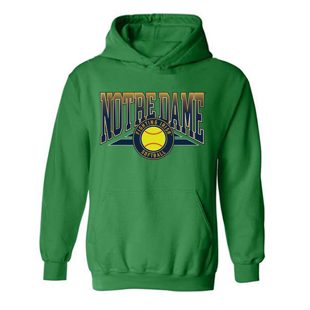 Notre Dame - NCAA Softball : Mickey Winchell - Sports Shersey Hooded Sweatshirt-0