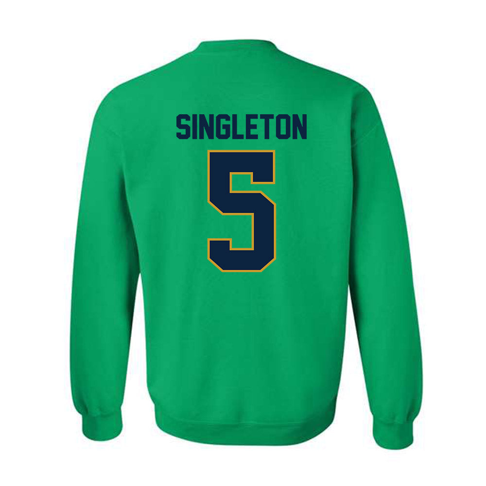 Notre Dame - NCAA Baseball : Dylan Singleton - Sports Shersey Crewneck Sweatshirt-1