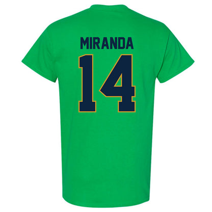Notre Dame - NCAA Baseball : Shane Miranda - Sports Shersey T-Shirt-1
