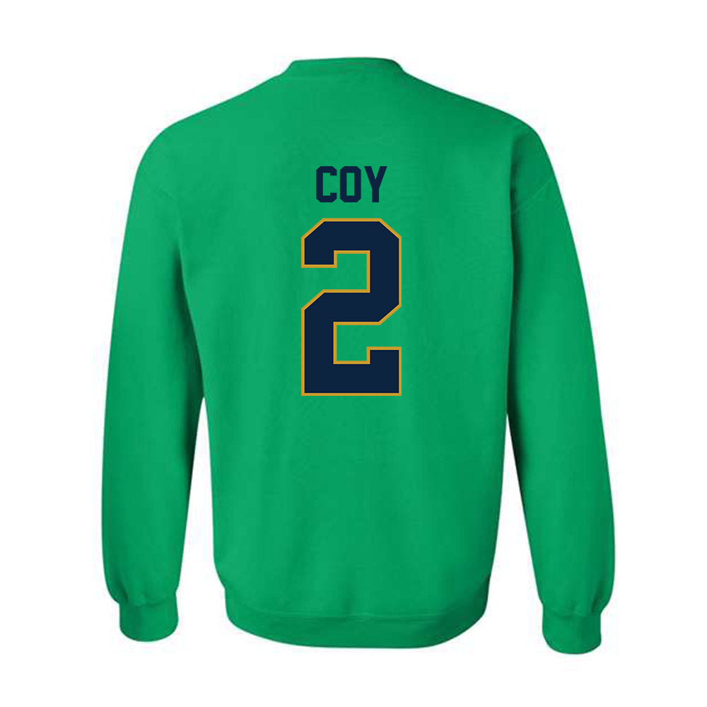 Notre Dame - NCAA Baseball : Noah Coy - Sports Shersey Crewneck Sweatshirt