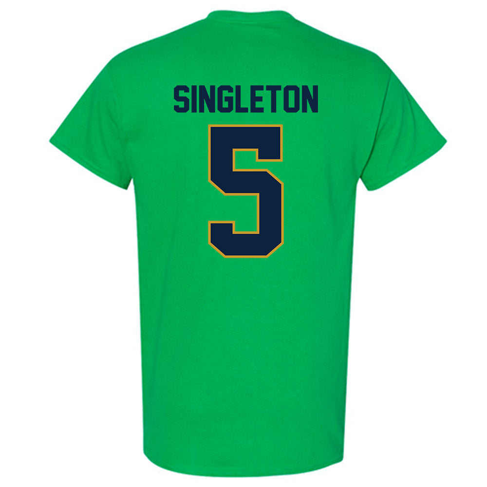 Notre Dame - NCAA Baseball : Dylan Singleton - Sports Shersey T-Shirt-1