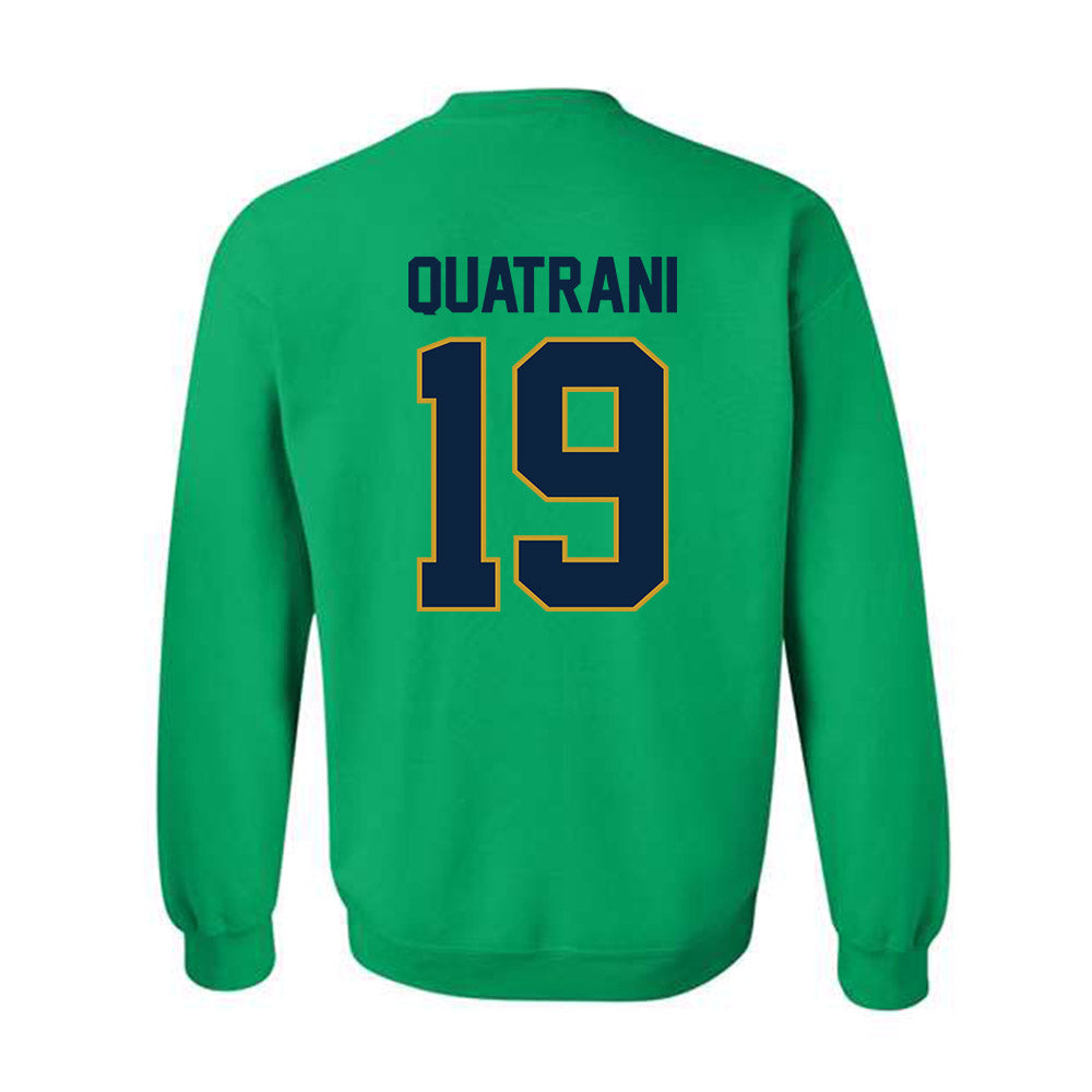 Notre Dame - NCAA Baseball : Mark Quatrani - Sports Shersey Crewneck Sweatshirt-1