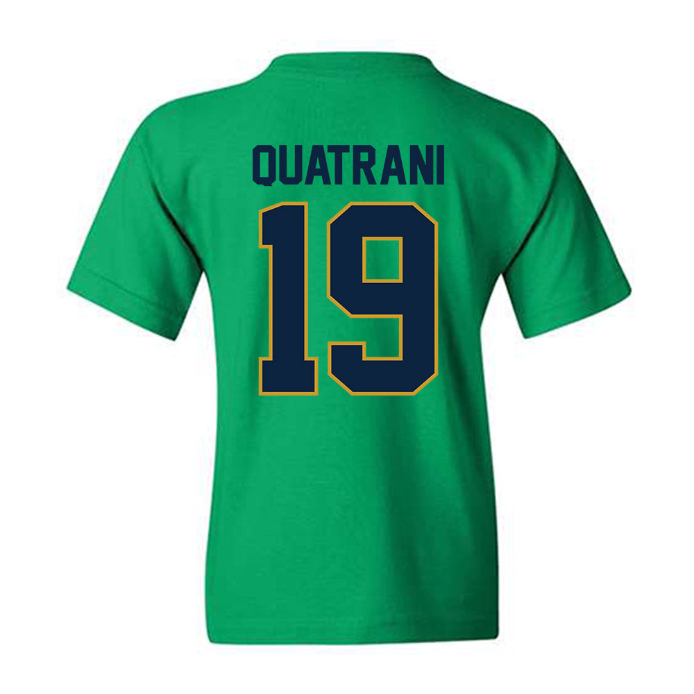 Notre Dame - NCAA Baseball : Mark Quatrani - Sports Shersey Youth T-Shirt-1