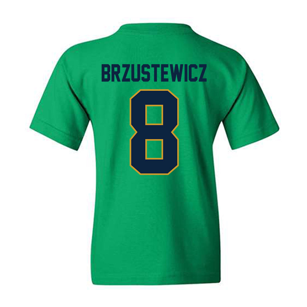 Notre Dame - NCAA Baseball : Hudson Brzustewicz - Sports Shersey Youth T-Shirt-1