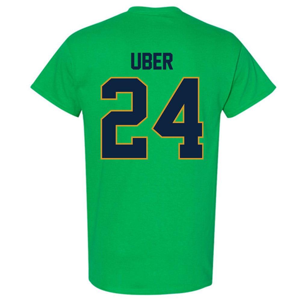 Notre Dame - NCAA Baseball : Ty Uber - Sports Shersey T-Shirt-1