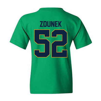 Notre Dame - NCAA Baseball : Eric Zdunek - Sports Shersey Youth T-Shirt-1