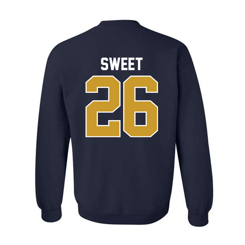 Notre Dame - NCAA Softball : Tenley Sweet - Sports Shersey Crewneck Sweatshirt-1