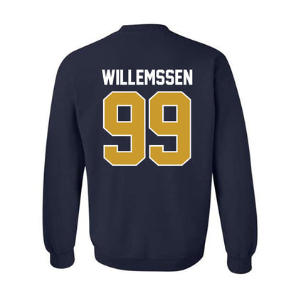 Notre Dame - NCAA Softball : Christina Willemssen - Sports Shersey Crewneck Sweatshirt-1
