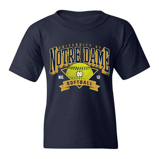 Notre Dame - NCAA Softball : Ava Zachary - Sports Shersey Youth T-Shirt-0