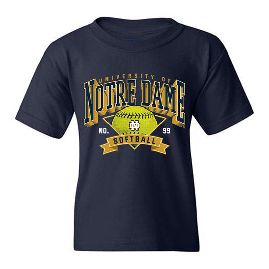 Notre Dame - NCAA Softball : Christina Willemssen - Sports Shersey Youth T-Shirt-0
