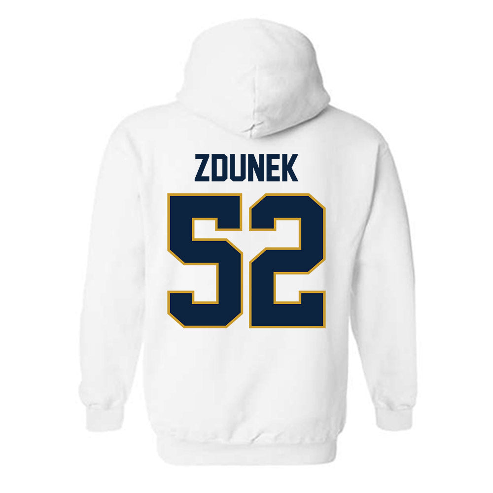 Notre Dame - NCAA Baseball : Eric Zdunek - Sports Shersey Hooded Sweatshirt-1