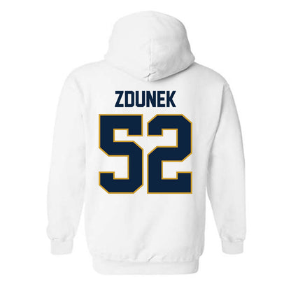 Notre Dame - NCAA Baseball : Eric Zdunek - Sports Shersey Hooded Sweatshirt-1