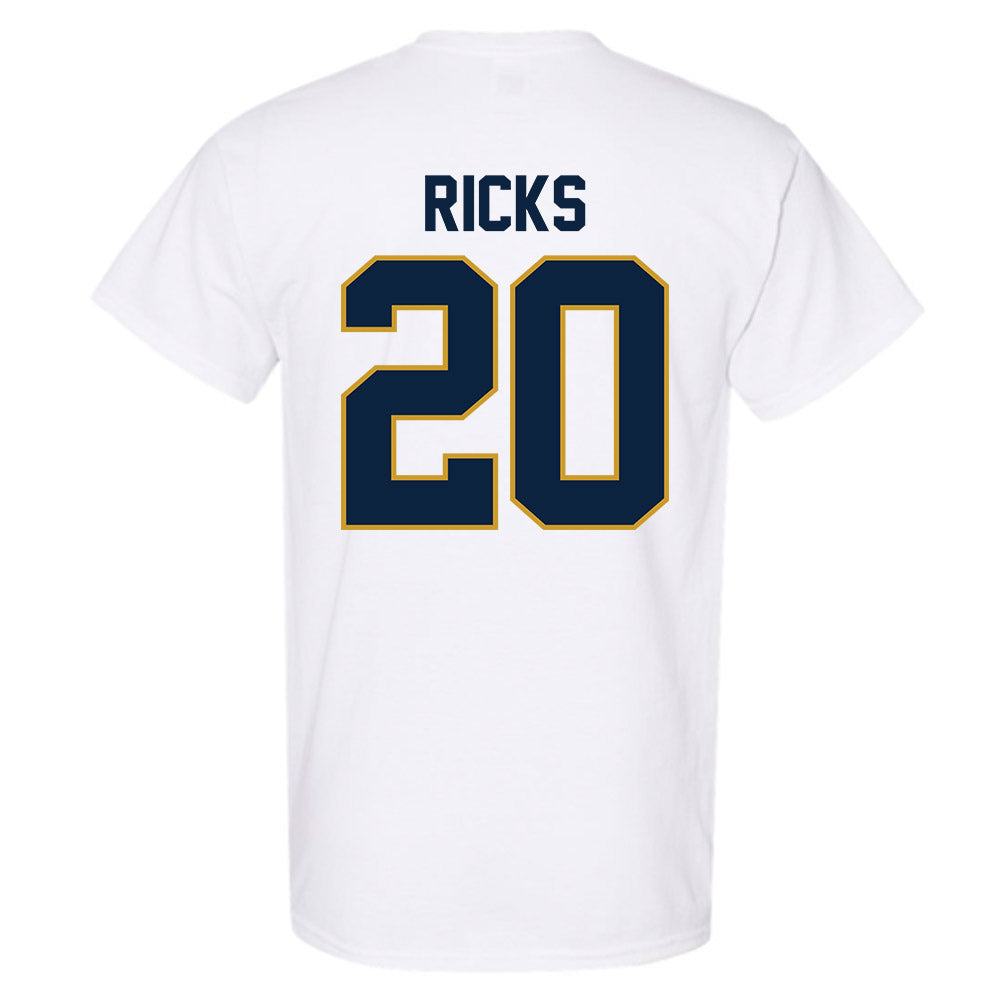 Notre Dame - NCAA Baseball : Caleb Ricks - Sports Shersey T-Shirt-1