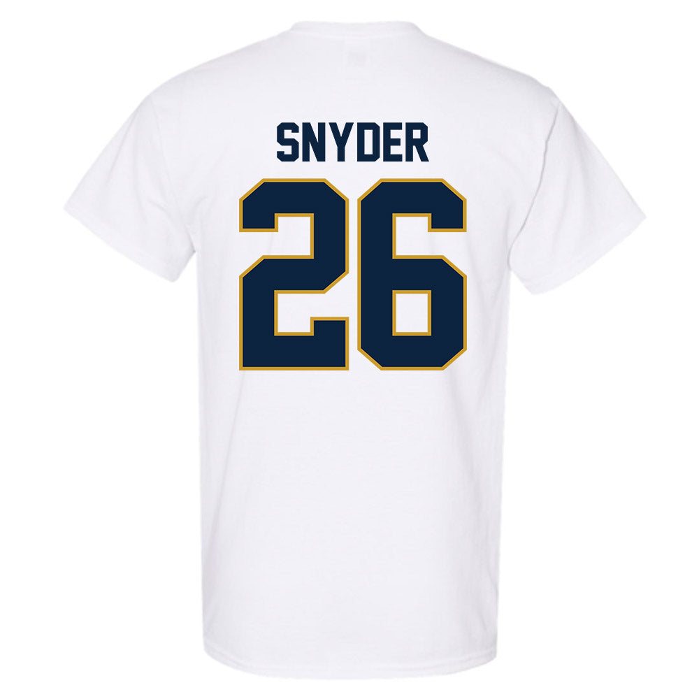 Notre Dame - NCAA Baseball : Garrett Snyder - Sports Shersey T-Shirt-1