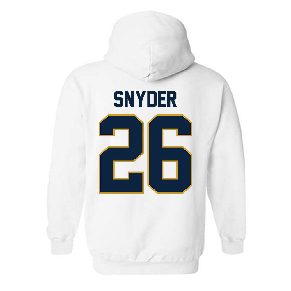 Notre Dame - NCAA Baseball : Garrett Snyder - Sports Shersey Hooded Sweatshirt-1