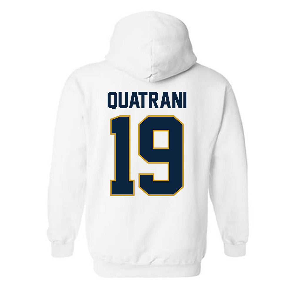 Notre Dame - NCAA Baseball : Mark Quatrani - Sports Shersey Hooded Sweatshirt-1